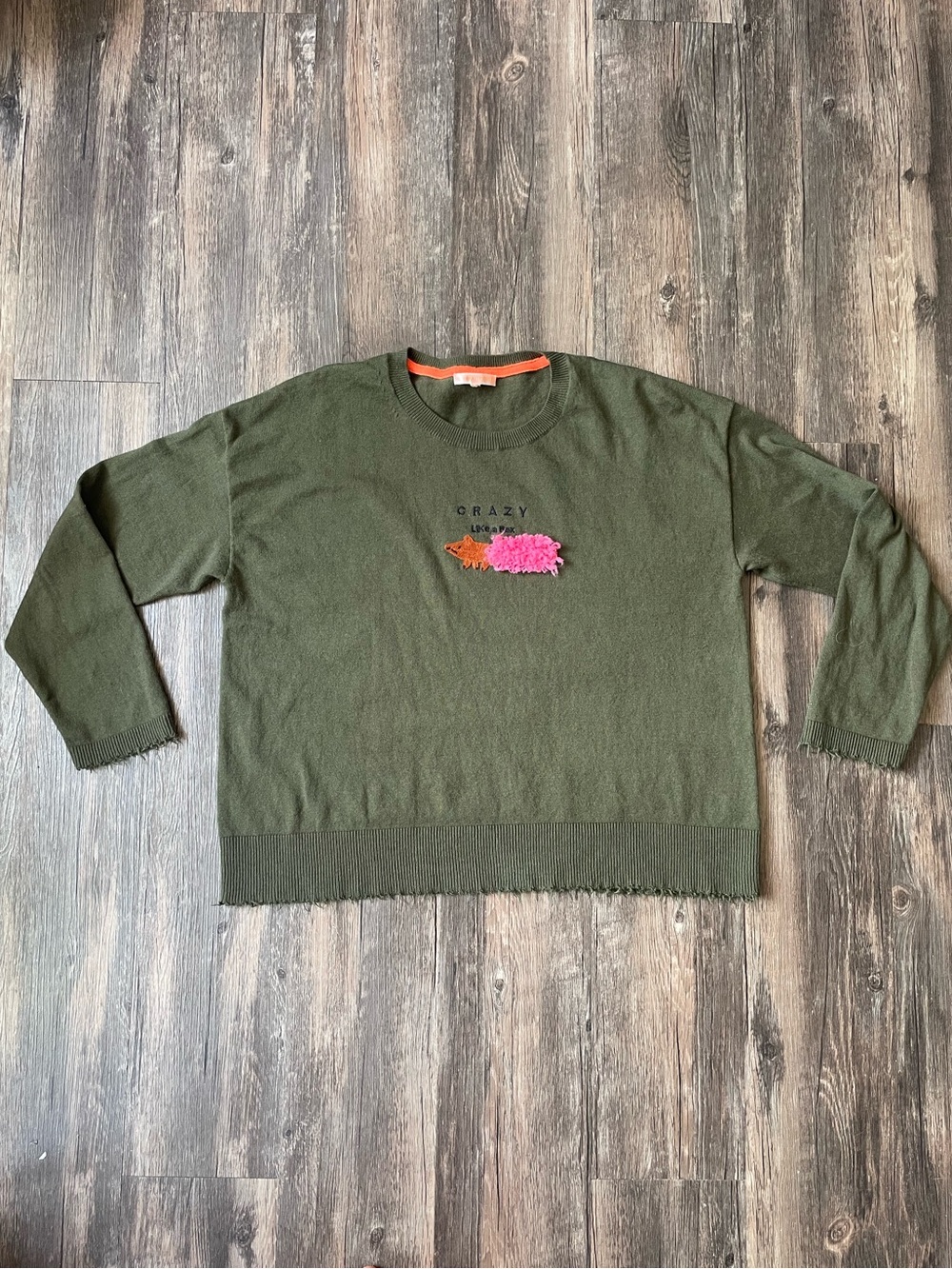 Lisa Todd “Crazy Like a Fox” Embroidered Sweater